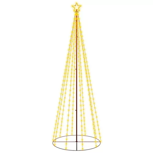  kúp alakú karácsonyfa 310 meleg fehér LED-del 100 x 300 cm