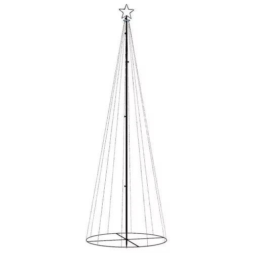  kúp alakú karácsonyfa 310 meleg fehér LED-del 100 x 300 cm