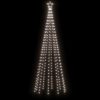  kúp alakú karácsonyfa 310 hideg fehér LED-del 100 x 300 cm