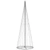  kúp alakú karácsonyfa 732 színes LED-del 160 x 500 cm