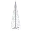  kúp alakú karácsonyfa 1400 hideg fehér LED-del 160 x 500 cm