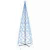  kúp alakú karácsonyfa 1400 kék LED-del 160x500 cm