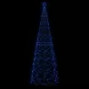  kúp alakú karácsonyfa 1400 kék LED-del 160x500 cm