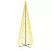  kúp alakú karácsonyfa 1400 meleg fehér LED-del 160 x 500 cm