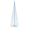  kúp alakú karácsonyfa 3000 kék LED-del 230 x 800 cm