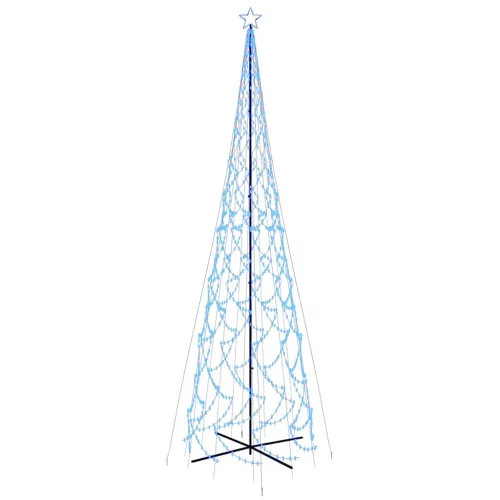 kúp alakú karácsonyfa 3000 kék LED-del 230 x 800 cm