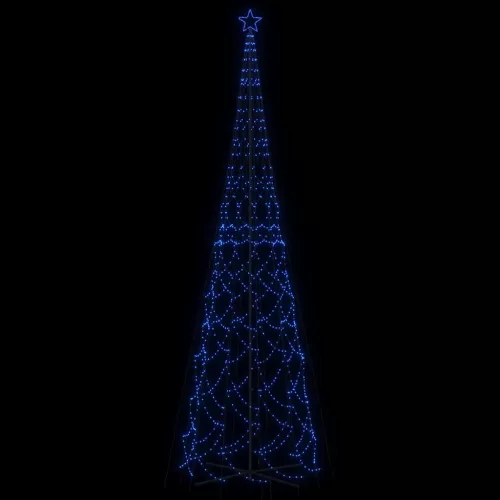  kúp alakú karácsonyfa 3000 kék LED-del 230 x 800 cm