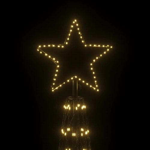  kúp alakú karácsonyfa 3000 meleg fehér LED-del 230 x 800 cm