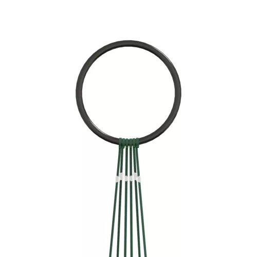  karácsonyfa zászlórúdon 108 hideg fehér LED-del 180 cm