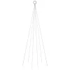 karácsonyfa zászlórúdon 108 kék LED-del 180 cm