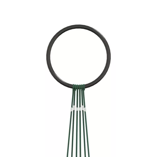  karácsonyfa zászlórúdon 108 kék LED-del 180 cm