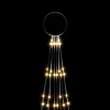  karácsonyfa zászlórúdon 310 meleg fehér LED-del 300 cm