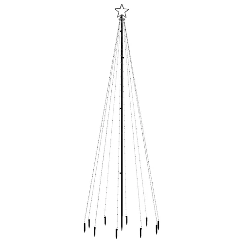  meleg fehér fényű karácsonyfa tüskével 310 LED-del 300 cm