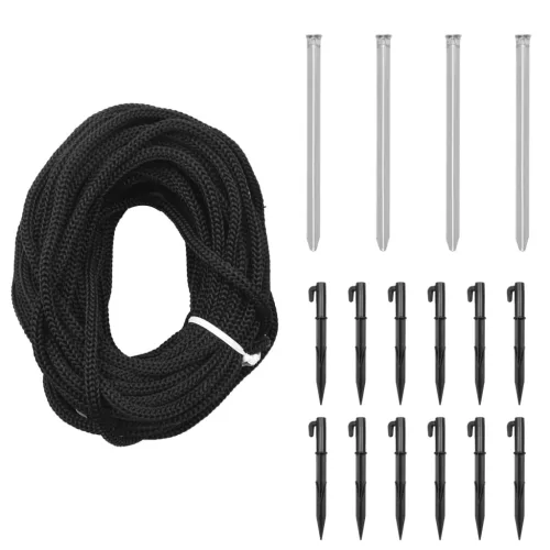  karácsonyfa cövekkel 732 hideg fehér LED-del 500 cm