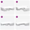  Kerti Kanapé Szett 10 pcs Bézs polirattan