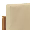  Kültéri kanapé szett Tömör akácfa és poliészter