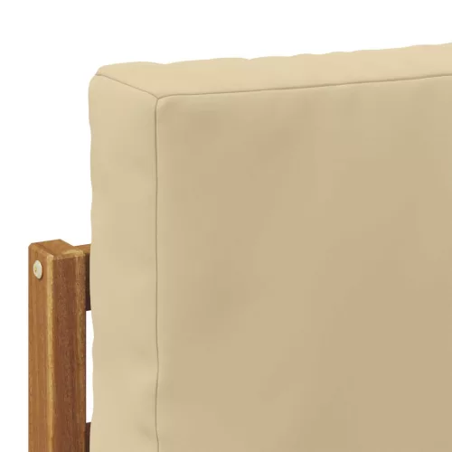  Kültéri kanapé szett Tömör akácfa és poliészter