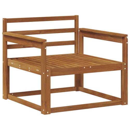  Kültéri középső kanapé Tömör Akácfa Természetes