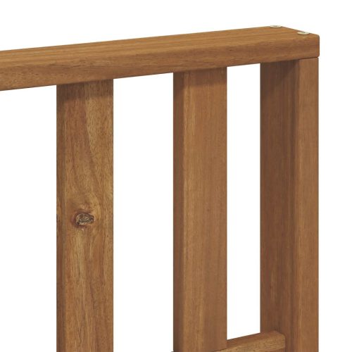  Kültéri középső kanapé Tömör Akácfa Természetes