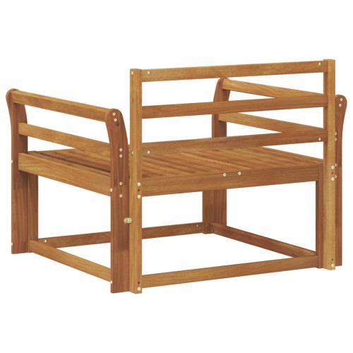  Kültéri középső kanapé Tömör Akácfa Természetes