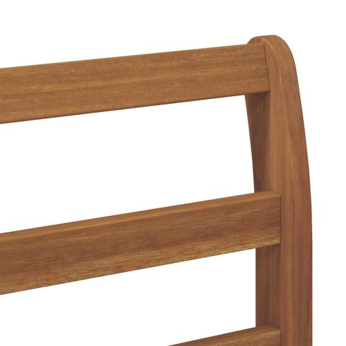  Kültéri középső kanapé Tömör Akácfa Természetes