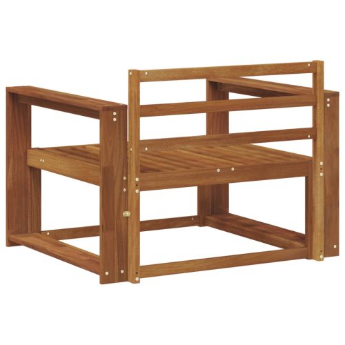  Kültéri középső kanapé Tömör Akácfa Természetes