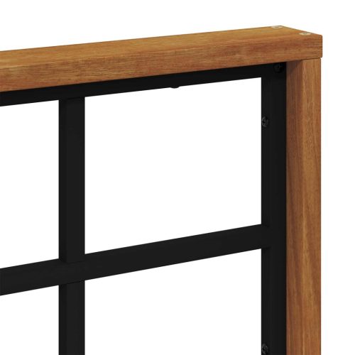  Kültéri középső kanapé Tömör Akácfa Természetes