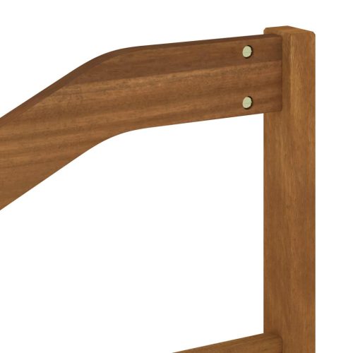  Kültéri középső kanapé Tömör Akácfa Természetes