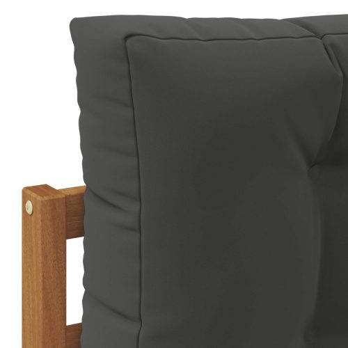  Kültéri középső kanapé Tömör Akácfa Természetes