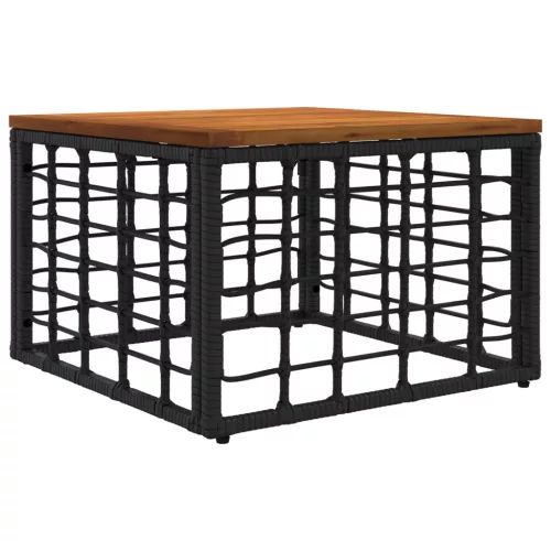  Kültéri kanapé szett 13 pcs Fekete és Sötétszürke Poliészter