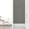  12 db világosszürke bársony fali panel 30 x 15 cm 0,54 m²