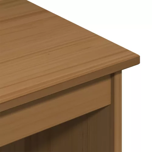  Íróasztal és gurulós szekrény szett MOSS 2 pcs Mézes Barna