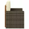  Kültéri középső kanapé Természetes