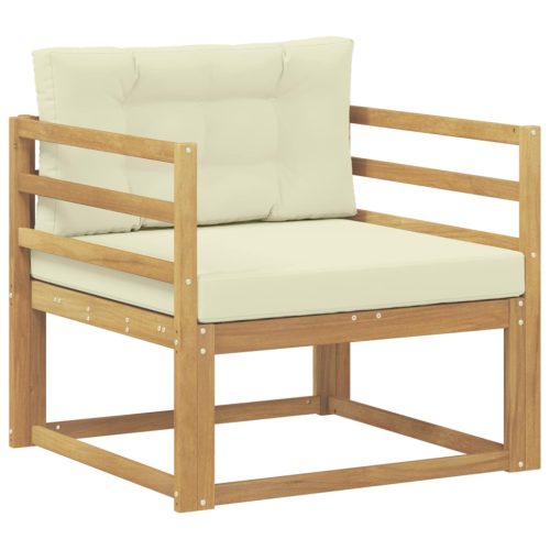  Kültéri középső kanapé Poliészter Fehér