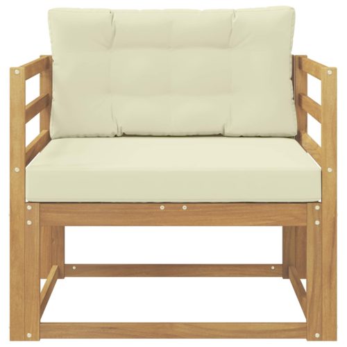  Kültéri középső kanapé Poliészter Fehér