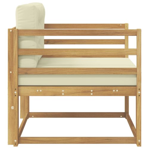  Kültéri középső kanapé Poliészter Fehér