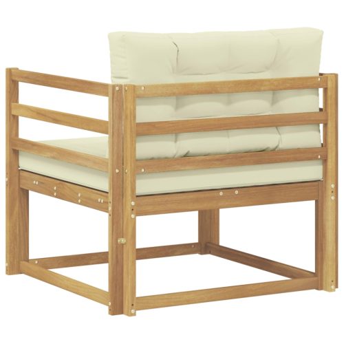  Kültéri középső kanapé Poliészter Fehér