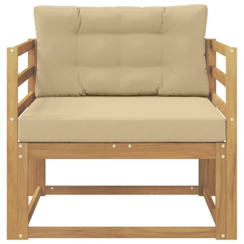  Kültéri középső kanapé Poliészter Fehér