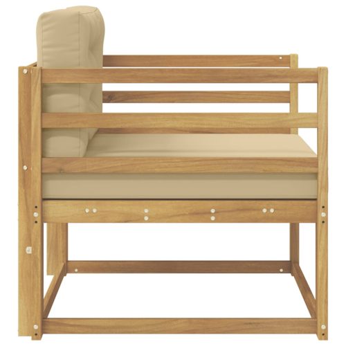  Kültéri középső kanapé Poliészter Fehér