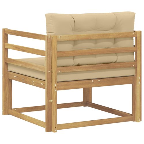  Kültéri középső kanapé Poliészter Fehér