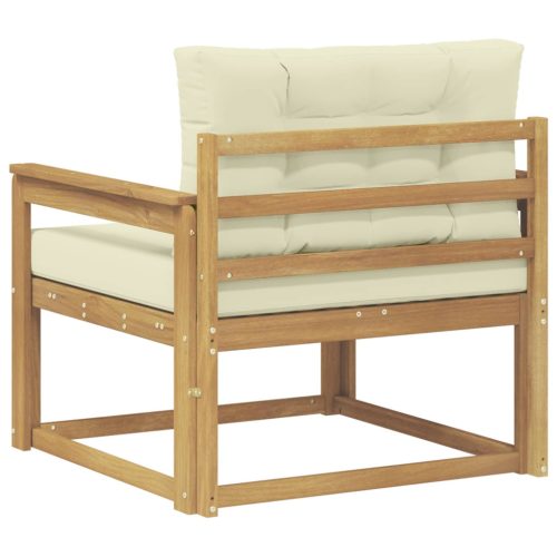  Kültéri középső kanapé Poliészter Fehér