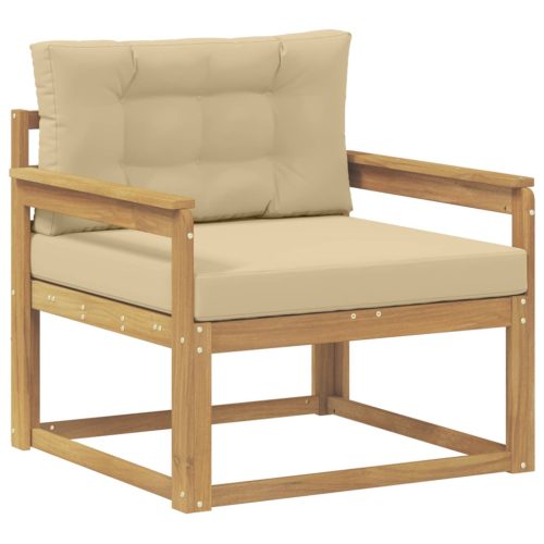  Kültéri középső kanapé Poliészter Fehér