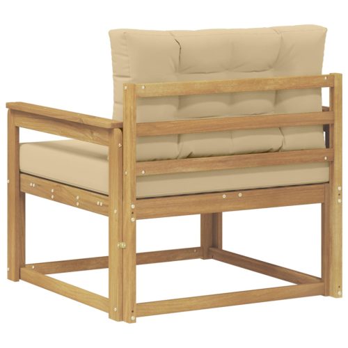  Kültéri középső kanapé Poliészter Fehér