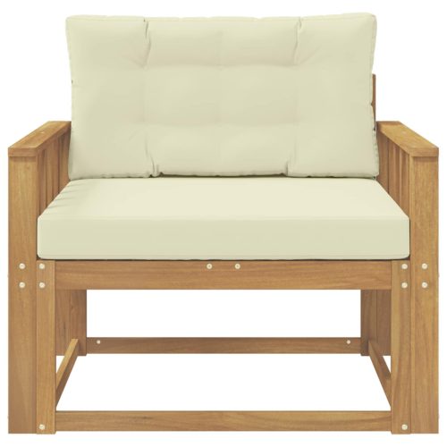  Kültéri középső kanapé Poliészter Fehér