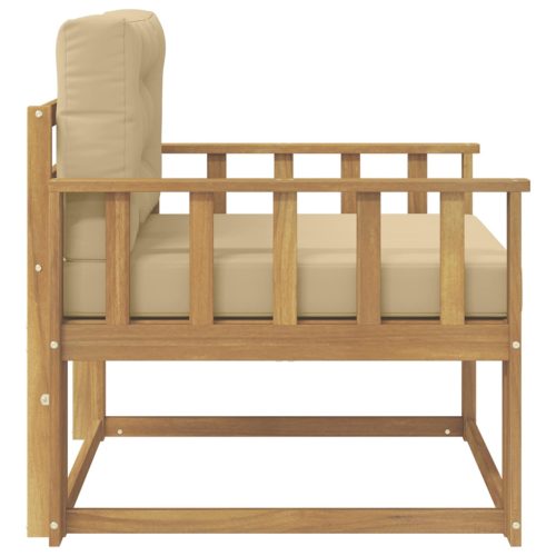  Kültéri középső kanapé Poliészter Fehér