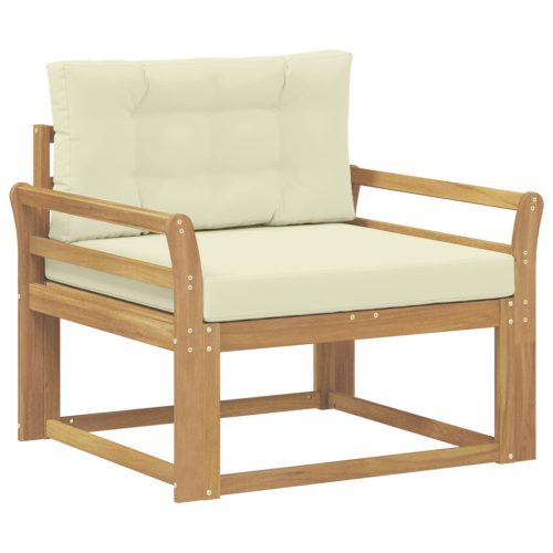  Kültéri középső kanapé Poliészter Fehér