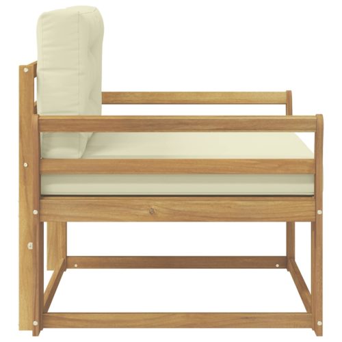  Kültéri középső kanapé Poliészter Fehér