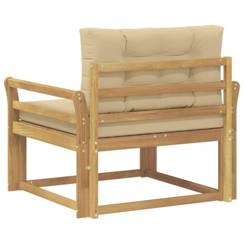  Kültéri középső kanapé Poliészter Fehér