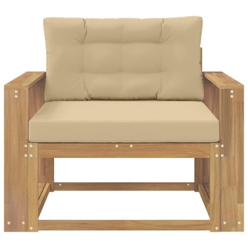  Kültéri középső kanapé Poliészter Fehér