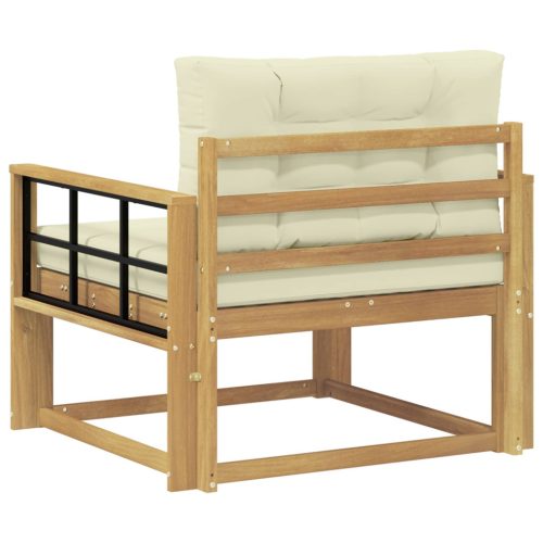  Kültéri középső kanapé Poliészter Fehér